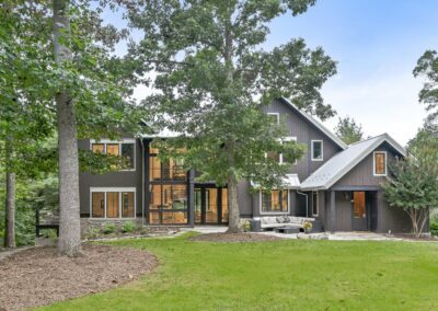 Living Stone Design+Build The Modern Farmhouse Yard Landscaping