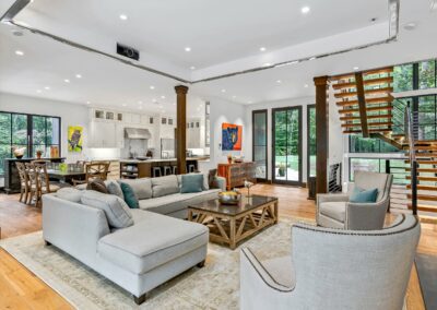 Living Stone Design+Build The Modern Farmhouse Open Concept