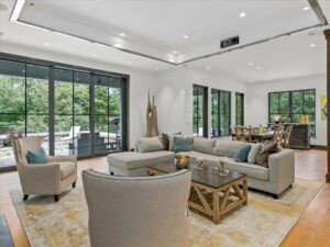 Living Stone Design+Build The Modern Farmhouse Living Room