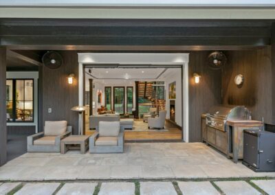 Living Stone Design+Build The Modern Farmhouse Pocket Door