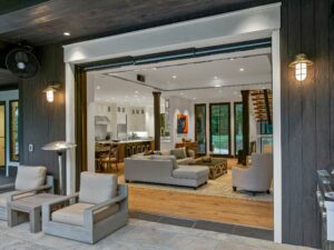 Living Stone Design+Build The Modern Farmhouse Back Porch