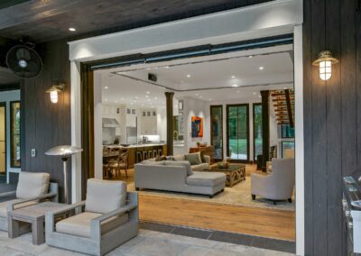 Living Stone Design+Build The Modern Farmhouse Back Porch