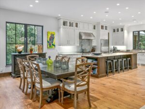 Living Stone Design+Build The Modern Farmhouse Kitchen and Dining