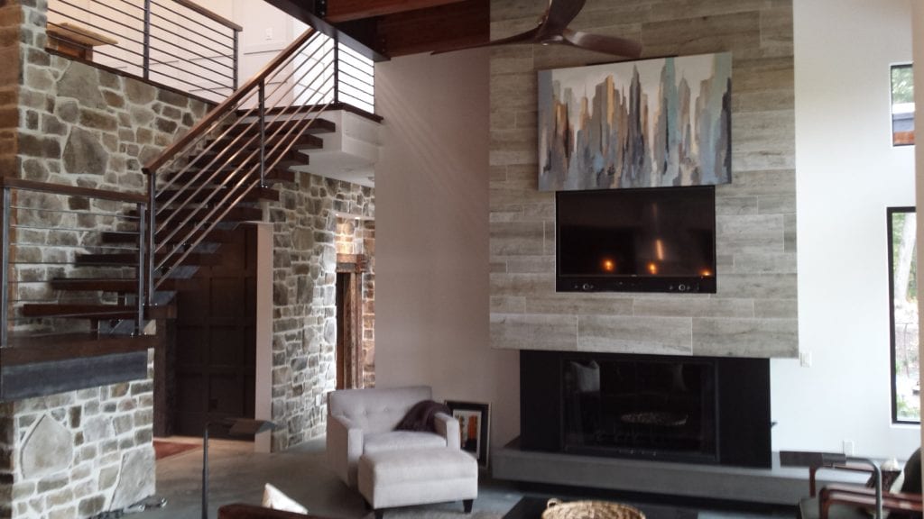 Old World Modern Asheville home