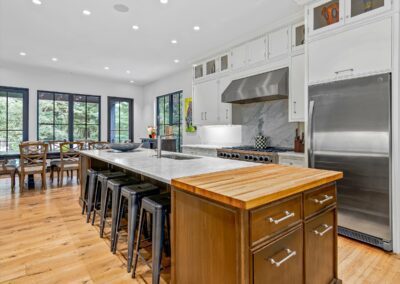 Living Stone Design+Build The Modern Farmhouse Open Concept Kitchen