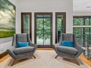 Living Stone Design+Build The Modern Farmhouse Armchairs
