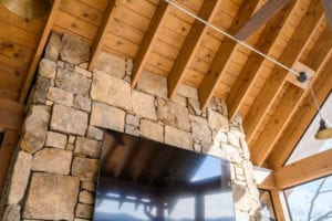 Living Stone Design+Build The Miller Residence Vaulted Porch Ceiling