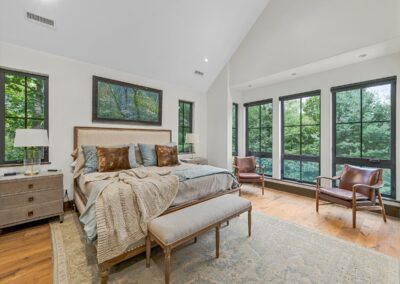 Living Stone Design+Build The Modern Farmhouse Master Bedroom