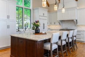 Large kitchen island
