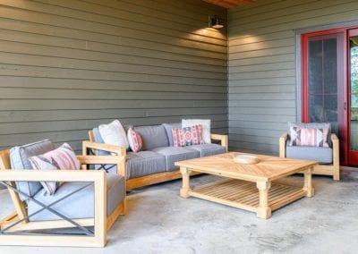 Outdoor seating