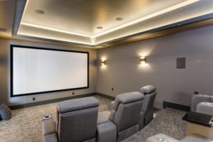 Living Stone Design+Build Bronder Residence Theatre