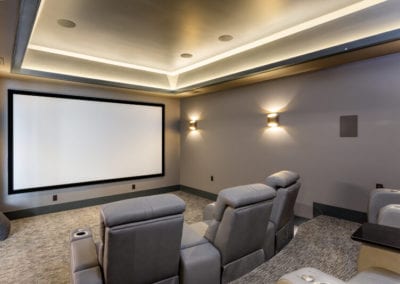 Living Stone Design+Build Bronder Residence Theatre