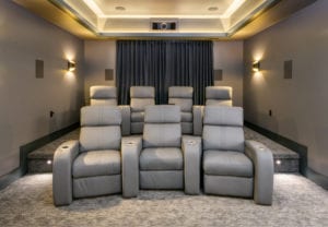 Living Stone Design+Build Bronder Home Theatre