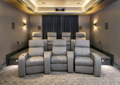 Living Stone Design+Build Bronder Home Theatre