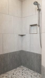 Living Stone Design+Build Bronder Shower Tile