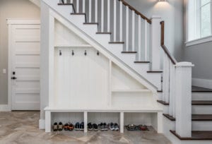 Living Stone Design+Build Bronder Residence Shoe Shelf