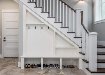 Living Stone Design+Build Bronder Residence Shoe Shelf