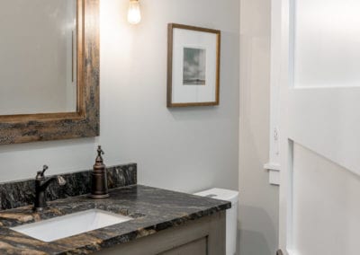 Living Stone Design+Build Bronder Half Bath