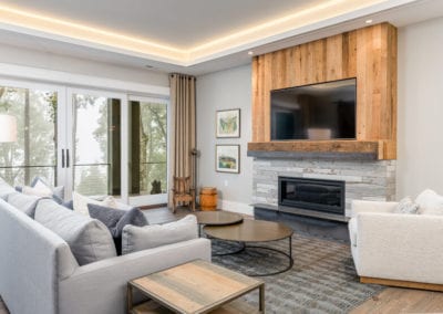 Living Stone Design+Build Bronder Downstairs Living
