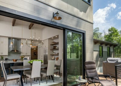 Living Stone Design+Build Cooper Deck Pocket Doors