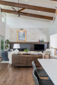 Living Stone Design+Build Ceiling Beams