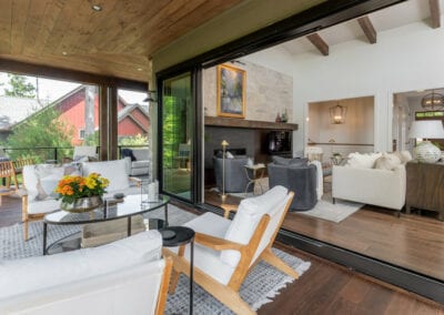 Living Stone Design+Build Cooper Deck with Pocket Doors