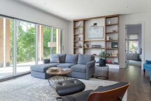 Living Stone Design+Build Cooper Downstairs Living Area