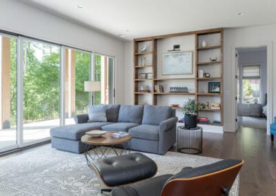 Living Stone Design+Build Cooper Downstairs Living Area
