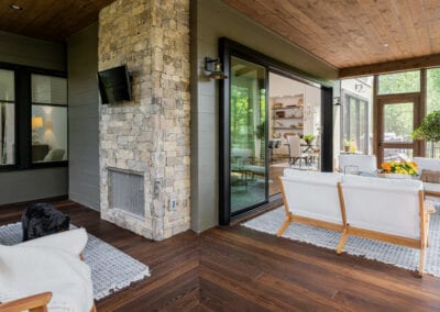 Living Stone Design+Build Cooper Screen Porch Furniture