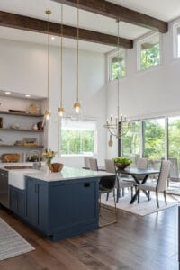 Living Stone Design+Build Modern Dining Area