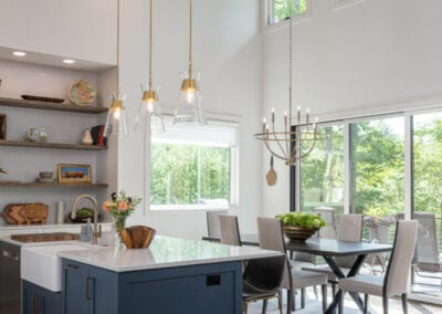 Living Stone Design+Build Modern Dining Area