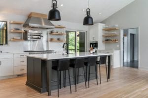 Living Stone Design+Build Maggart Residence Kitchen Lighting