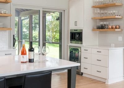 Living Stone Design+Build Maggart Residence Kitchen Island