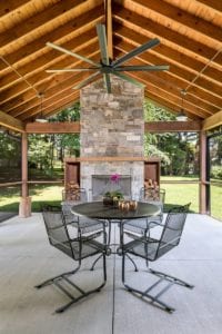 Living Stone Design+Build Maggart Residence Patio Table