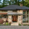 Luxury Home Builders Asheville, NC Living Stone Design+Build Hillin-Guilbeau Front Door