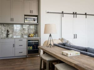 Living Stone Design+Build Logan Mini Fridge