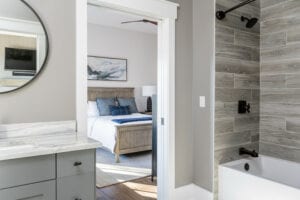 Living Stone Design+Build Logan Bathroom Door
