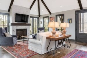 Living Stone Design+Build Park Living Room Decor
