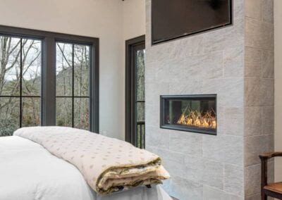 Living Stone Design+Build Park Bedroom Fireplace