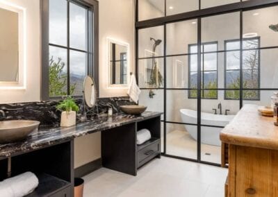 Living Stone Design+Build Park Bathroom Side View