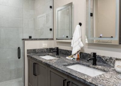 Living Stone Design+Build Park Bathroom Sinks
