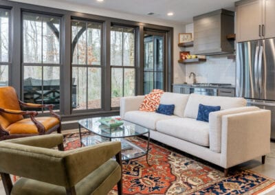 Living Stone Design+Build Downstairs Living Area
