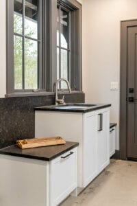 Living Stone Design+Build Park Laundry Room Sink