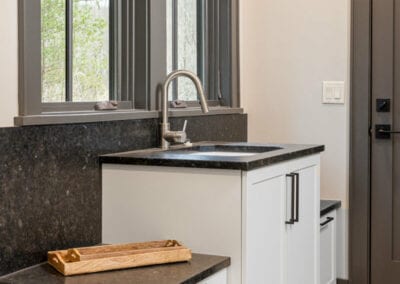 Living Stone Design+Build Park Laundry Room Sink