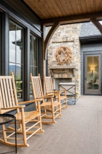 Living Stone Design+Build Park Rocking Chairs
