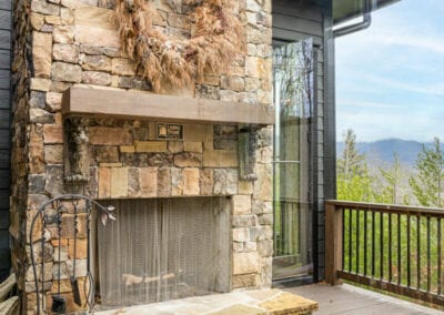 Living Stone Design+Build Park Outdoor Fireplace