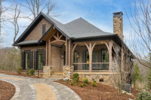 Luxury Home Builders Asheville, NC Living Stone Design+Build Park Front Porch