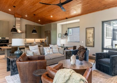 Living Stone Design+Build The Ramble Asheville Living Area
