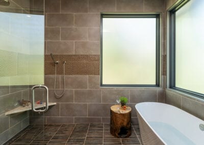 Living Stone Design+Build Walk In Shower
