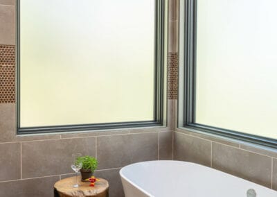 Living Stone Design+Build Large Bathroom Windows